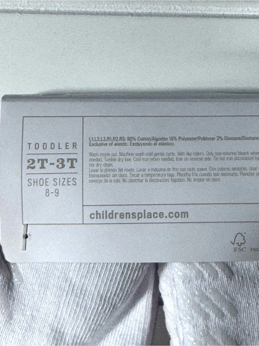 The Children's Place White Toddler Ankle Socks 6-Pack
